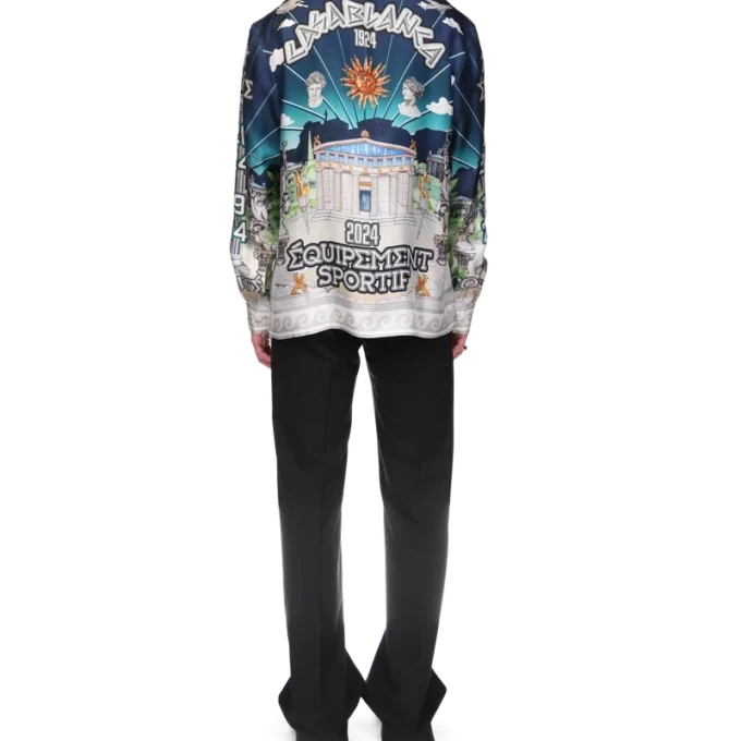 Le Temple Du Sport Seidenhemd Le Temple Du Sport Seidenhemd