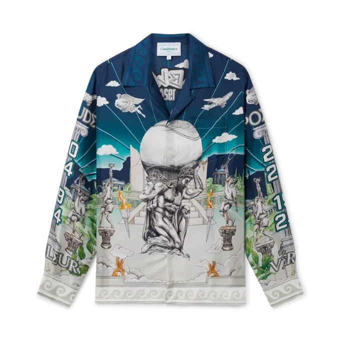 Le Temple Du Sport Seidenhemd Le Temple Du Sport Seidenhemd