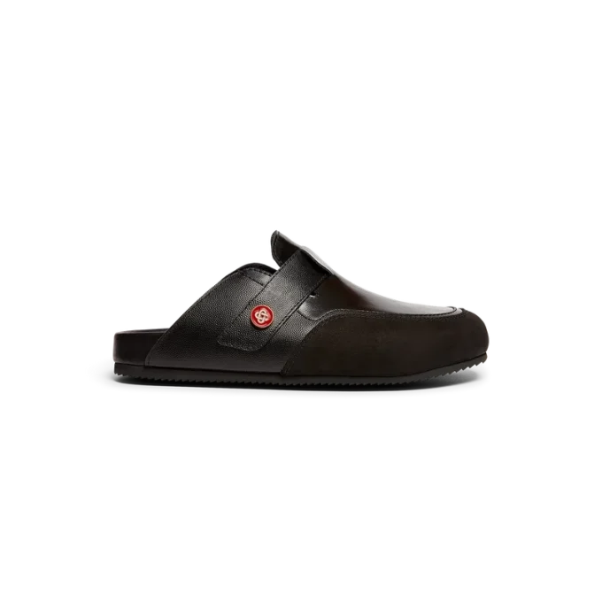 Leder-Outdoor-Pantolette