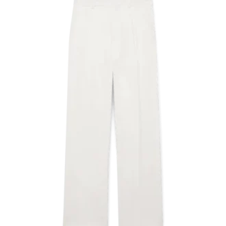 Leinenhose mit Falten