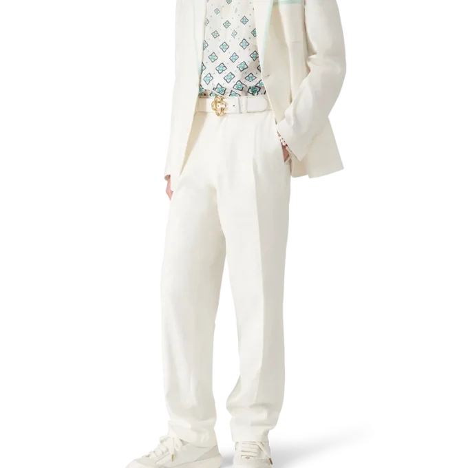 Leinenhose mit Falten Leinenhose mit Falten