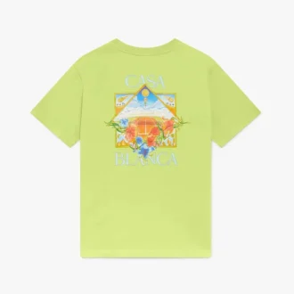 Lime Flower Court Icon Kurzarm-T-Shirt