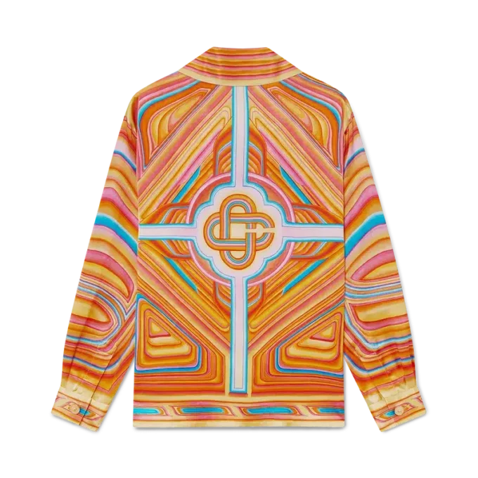 Low Rider Langarm-Seidenhemd