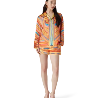 Low Rider Langarm-Seidenhemd