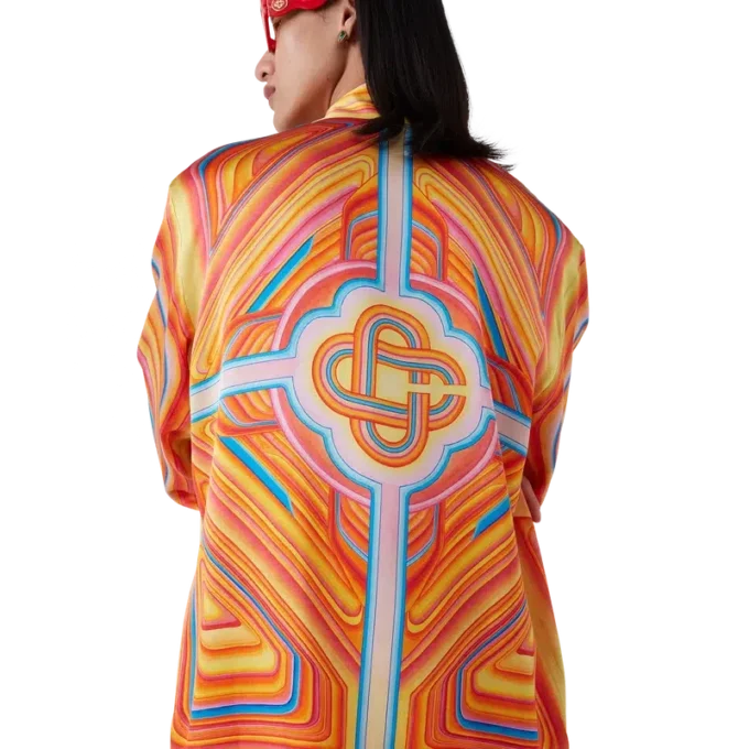 Low Rider Langarm-Seidenhemd