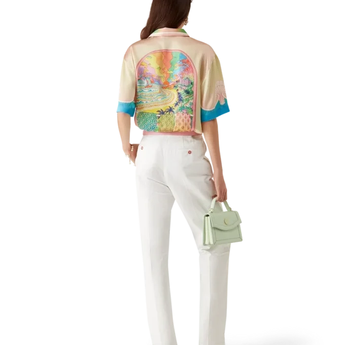 Lucid Dreams Kurzarm-Seidenhemd Lucid Dreams Kurzarm-Seidenhemd