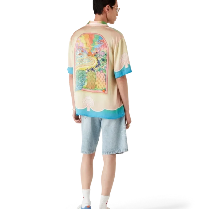 Lucid Dreams Kurzarm-Seidenhemd Lucid Dreams Kurzarm-Seidenhemd