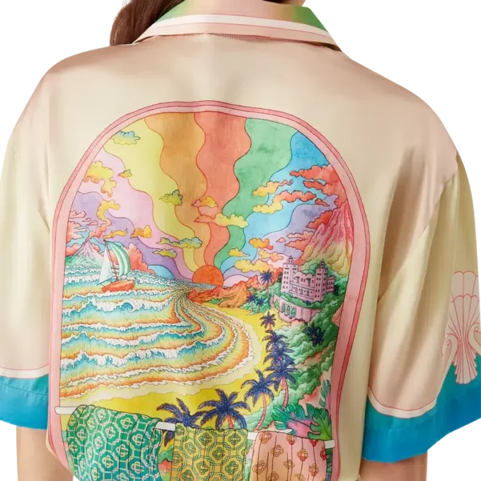 Lucid Dreams Kurzarm-Seidenhemd Lucid Dreams Kurzarm-Seidenhemd