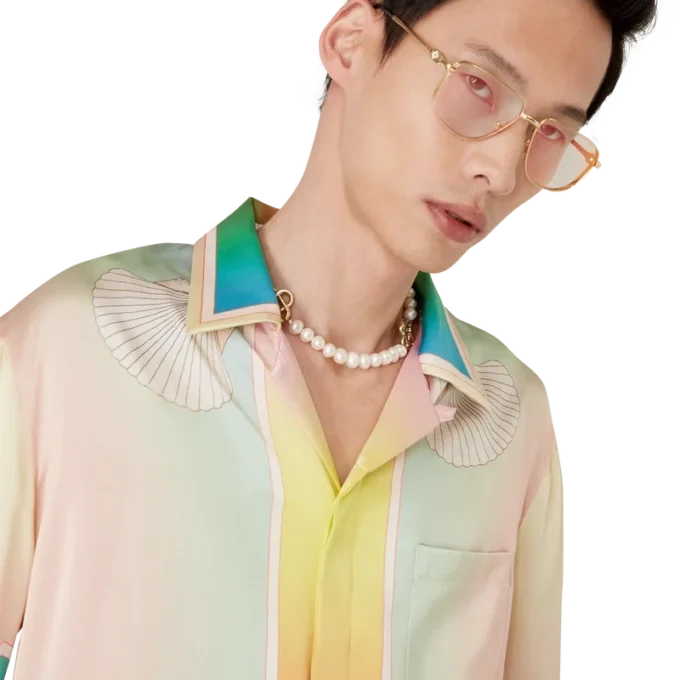 Lucid Dreams Kurzarm-Seidenhemd Lucid Dreams Kurzarm-Seidenhemd