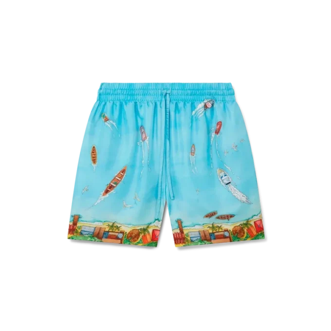 Maison Sur Piloti Seidenshorts