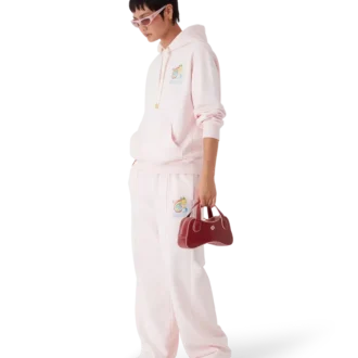 Manga Tennisball-Jogginghose mit offenem Saum Manga Tennisball-Jogginghose mit offenem Saum