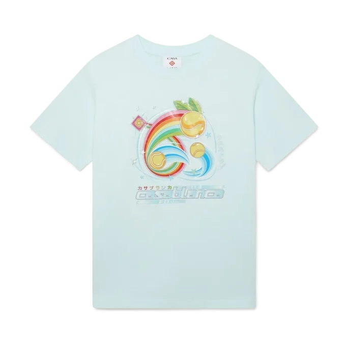 Manga-Tennisball-T-Shirt mit kurzen Shorts Manga-Tennisball-T-Shirt mit kurzen Shorts