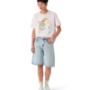 Manga-Tennisball-T-Shirt mit kurzen Shorts
