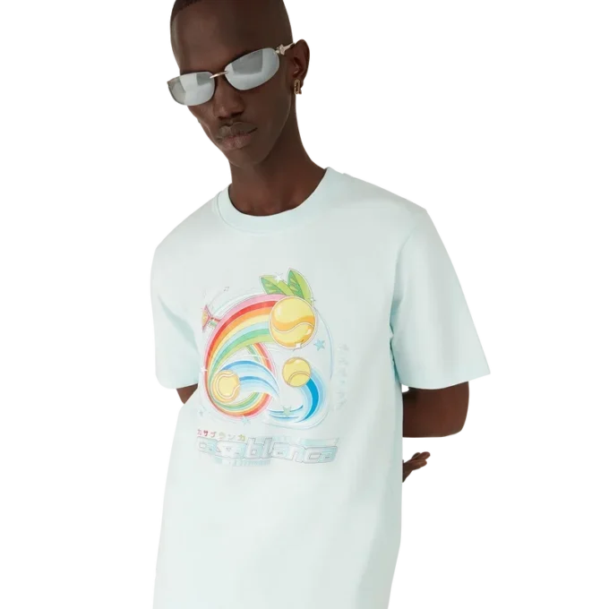 Manga-Tennisball-T-Shirt mit kurzen Shorts Manga-Tennisball-T-Shirt mit kurzen Shorts