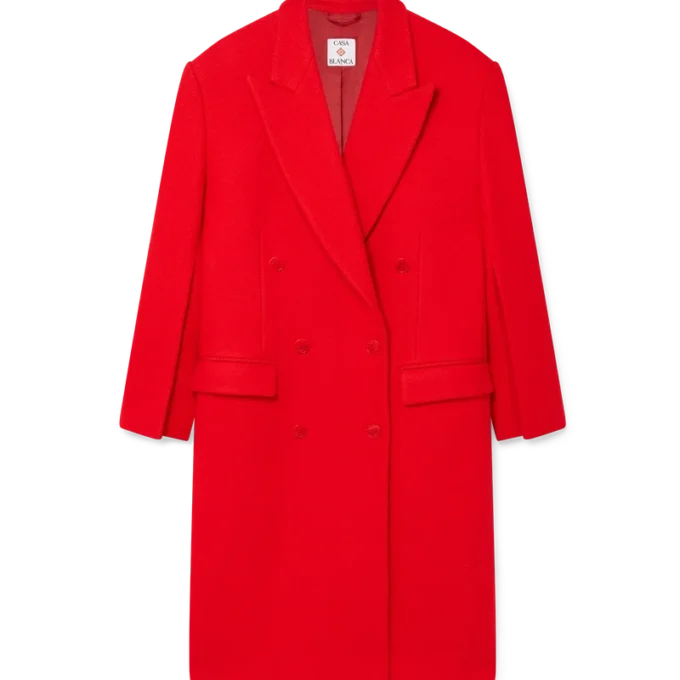 Mantel aus gekochter Wolle