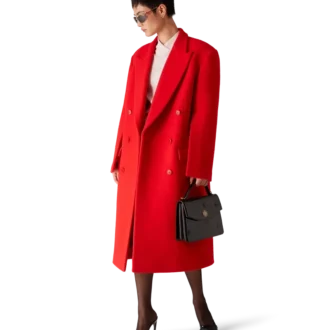 Mantel aus gekochter Wolle