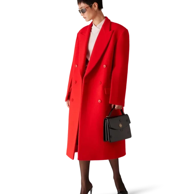 Mantel aus gekochter Wolle