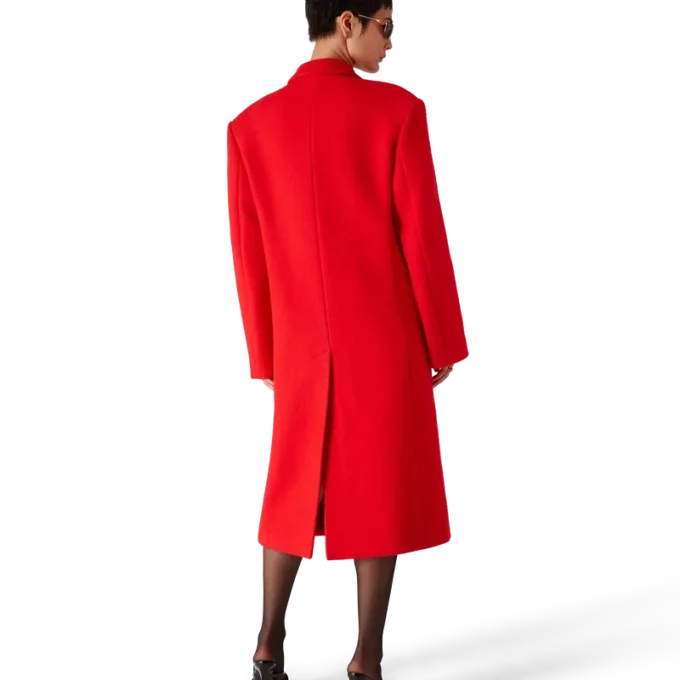 Mantel aus gekochter Wolle