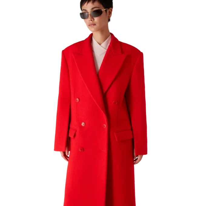 Mantel aus gekochter Wolle