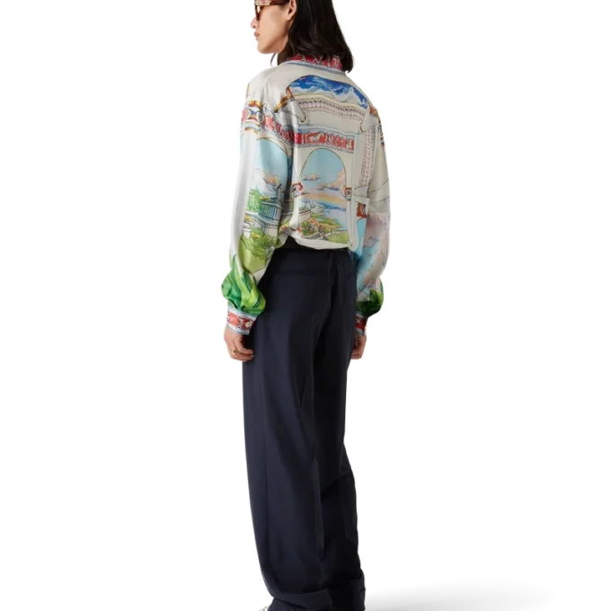 Maßgeschneiderte Plissee-Hose aus Wolle