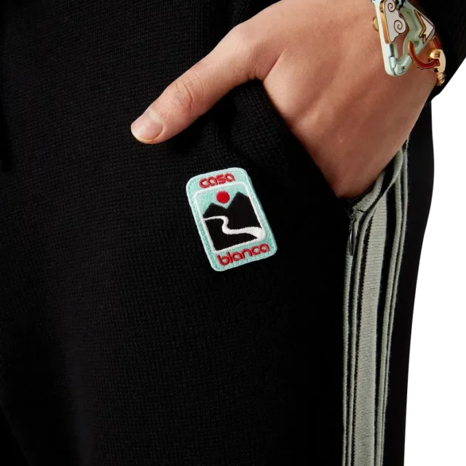 Merino-Strick-Jogginghose