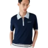 Merino-Strick-Tennis-Poloshirt