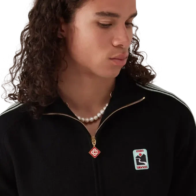 Merino-Strick-Trainingsjacke Merino-Strick-Trainingsjacke