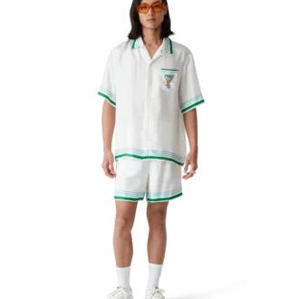 metaphysical tennis icon seidenhemd 6 330x330 - Metaphysical Tennis Icon Kurzarm-Seidenhemd mit Shorts