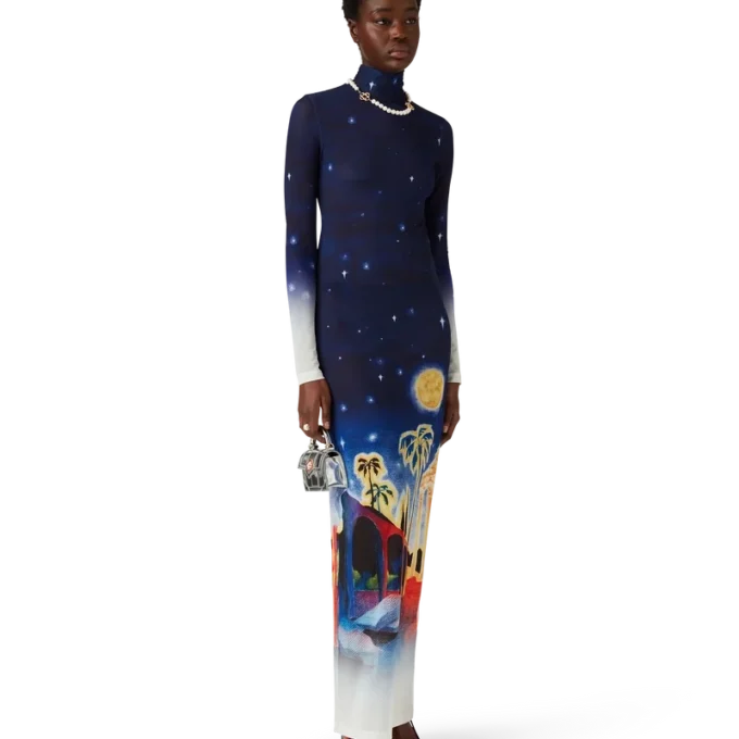 Midnight Acropolis Mesh-Kleid Midnight Acropolis Mesh-Kleid