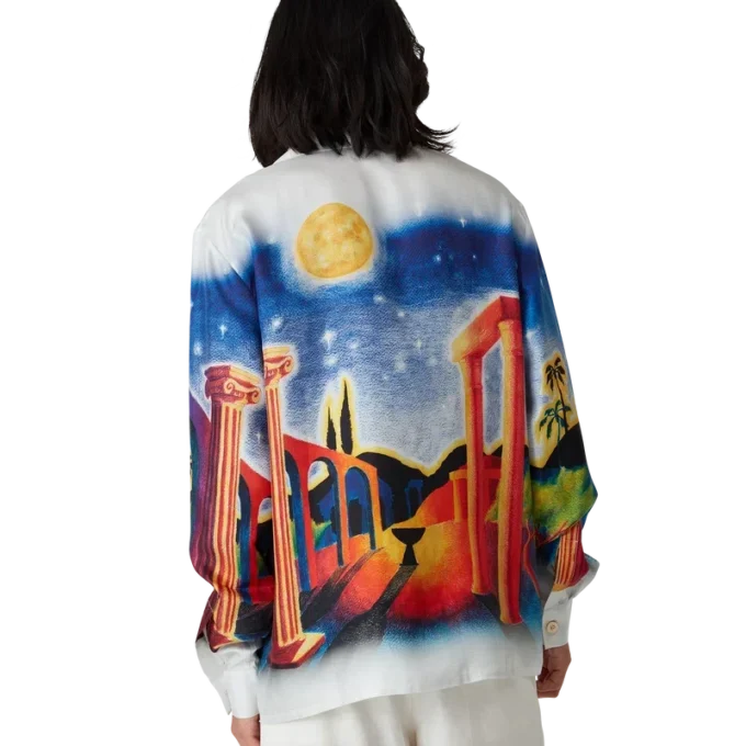 Midnight Acropolis Seidenhemd Midnight Acropolis Seidenhemd