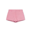 Mini-Shorts aus geprägtem Leder Mini-Shorts aus geprägtem Leder