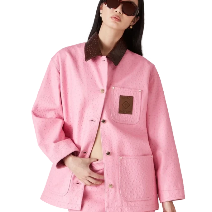 Mini-Shorts aus geprägtem Leder Mini-Shorts aus geprägtem Leder