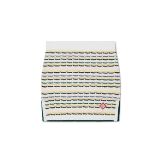 Minirock aus Baumwollstrick mit Tuck-Stich