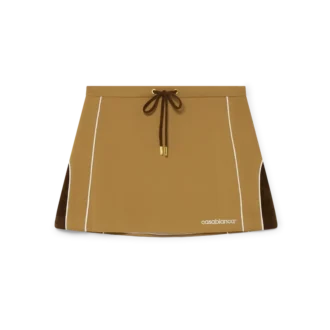 Minirock mit Chenille-Einsätzen