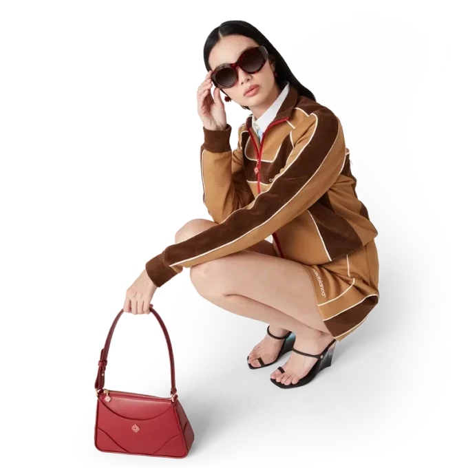 Minirock mit Chenille-Einsätzen