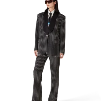 Mit Kristallen verzierte, maßgeschneiderte Hose