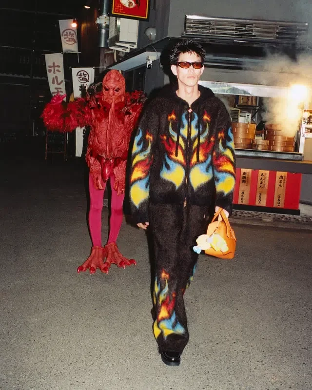 Mohair Flame Laurel Zip Hoodie Mohair Flame Laurel Zip Hoodie