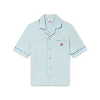 Monogram-Frottee-Hemd mit kurzen Shorts