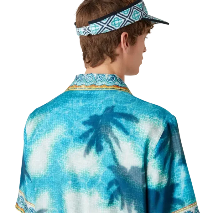 Monogram-Frottee-Schirmmütze