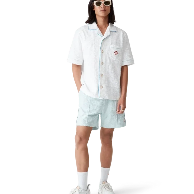 Monogram-Frottee-Hemd