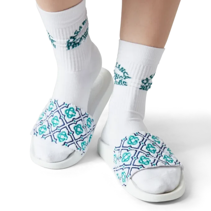 Monogram-Frottee-Slider für Damen