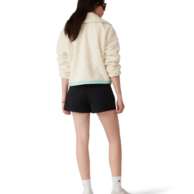 Monogram-Jacquard-Fleecejacke