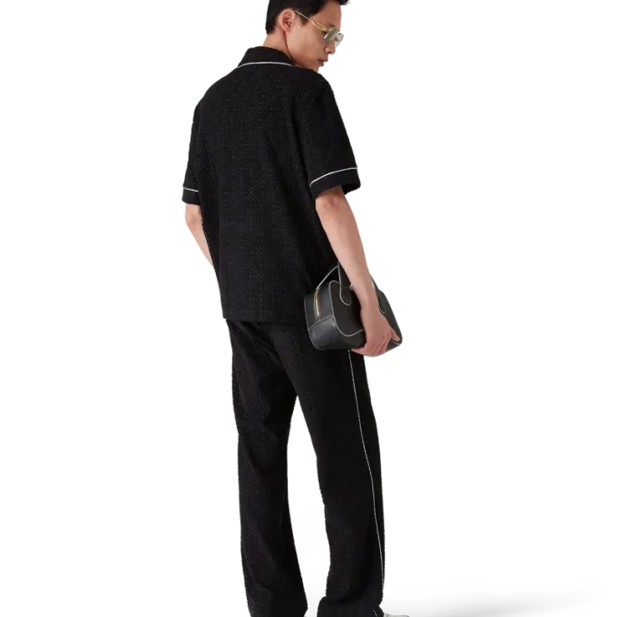 Monogram-Jacquard-Frottee-Hose