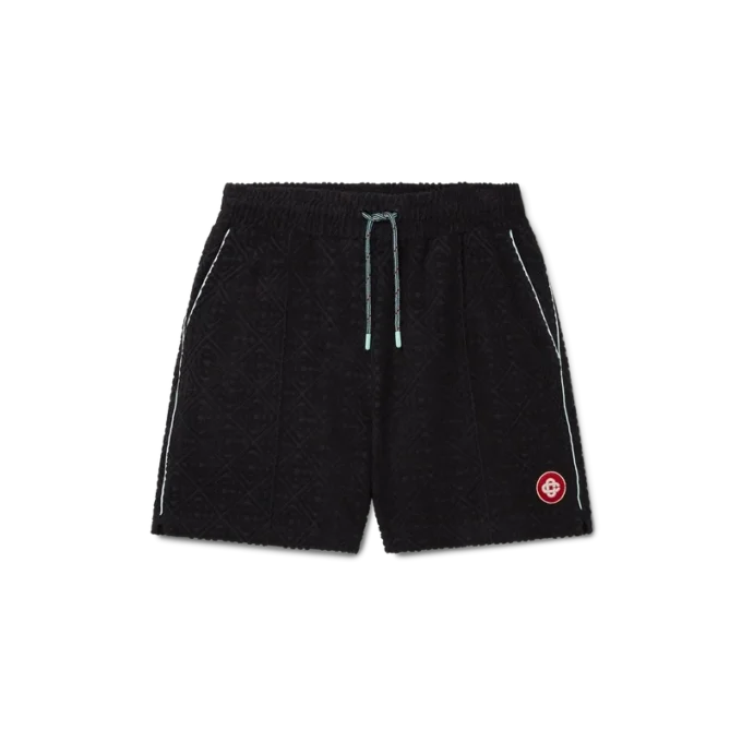 Monogram-Jacquard-Frottee-Shorts