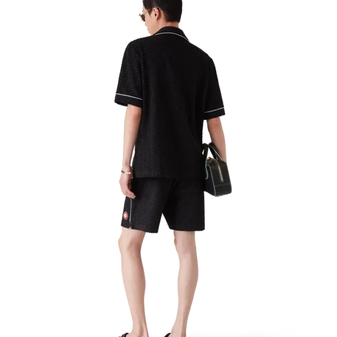 Monogram-Jacquard-Frottee-Shorts