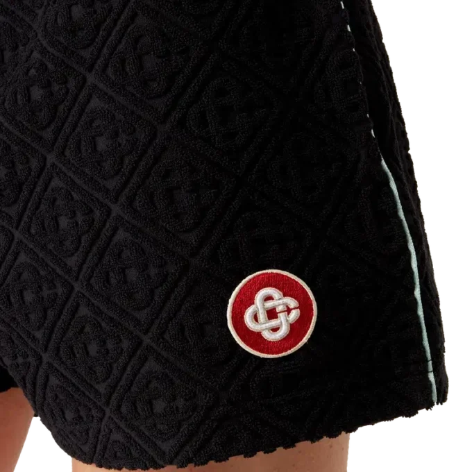 Monogram Jacquard-Frottee-Shorts