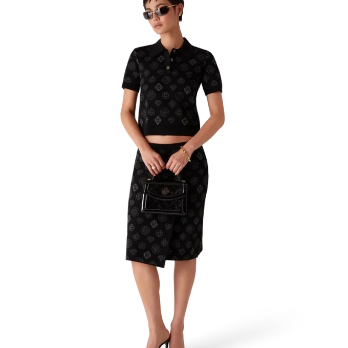 Monogram-Jacquard-Poloshirt