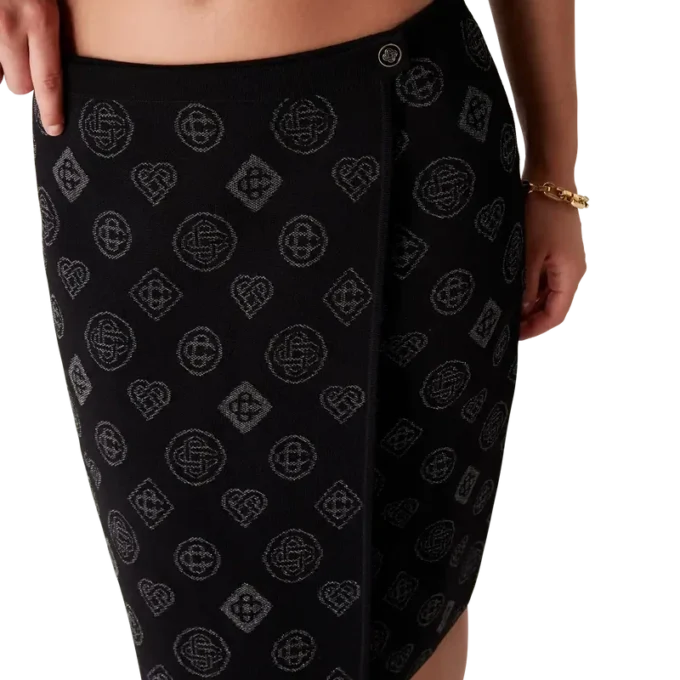 Monogram-Jacquard-Röck