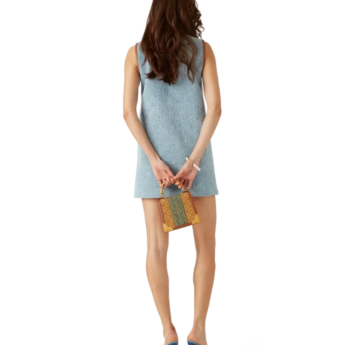 Monogram-Jeans-Kleid