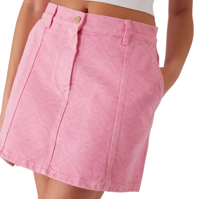 Monogram-Jeansrock Monogram-Jeansrock